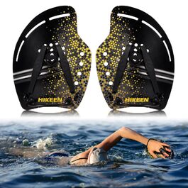 Плавці для плавання Profi, вигнуті, гідродинамічний дизайн, регульовані ремінці, для силових тренувань, жовті