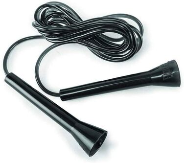 Скакалка для боксу Everlast Speed Rope, 335 см, чорна, універсальна