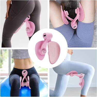 Тренування стегон Thigh Master з LED-дисплеєм: для формування, схуднення та реабілітації, ідеально для післяпологового періоду