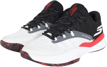 Кросівки Skechers Nexus для чоловіків, баскетбольні, сірі та зелені (48.5 EU, білий, чорний, червоний)
