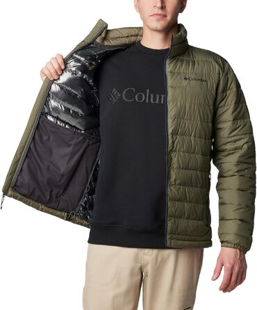 Чоловіча утеплена куртка Columbia Powder Lite II, темно-синій колір Collegiate Navy, розмір M