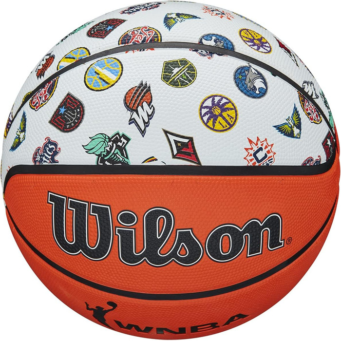 Баскетбольний м’яч Wilson NBA All Team, розмір 6, білий, унісекс