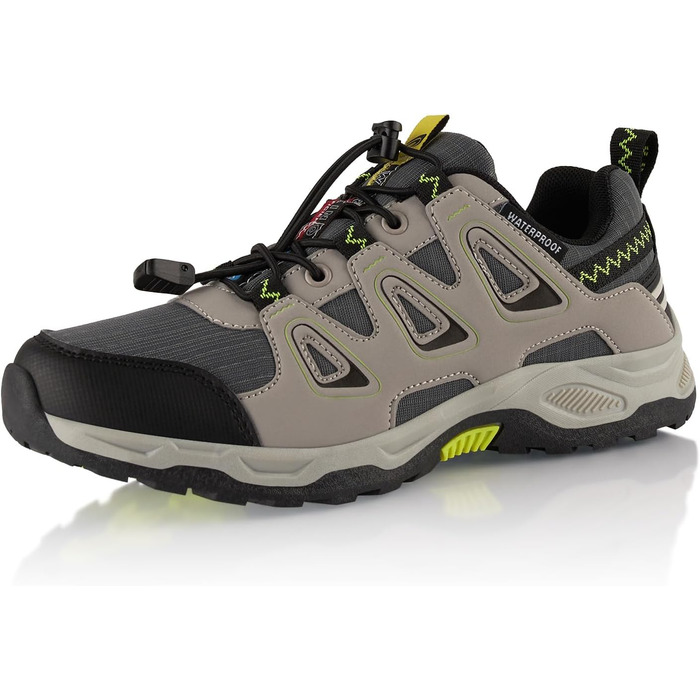 Водонепроникні трекінгові черевики для жінок та чоловіків, Trail Running, сіро-зелені (40 EU)