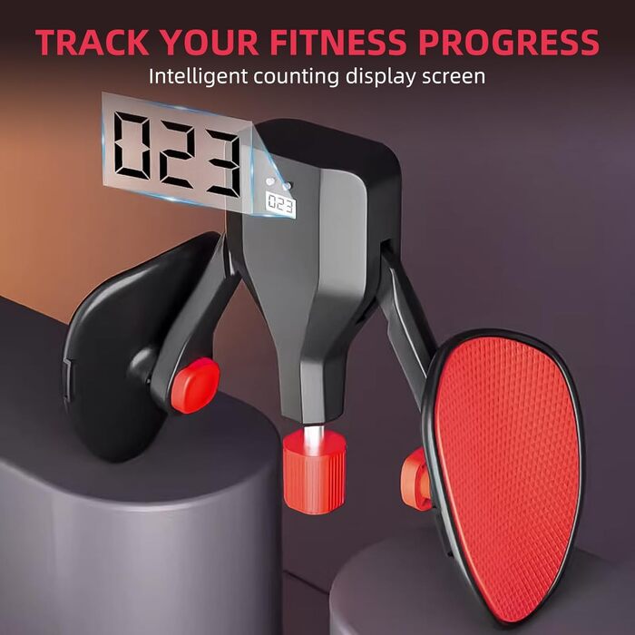 Тренажер для стегон Wooa Thigh Master 35 кг з регульованим опором, лічильником, для вправ для стегон та внутрішньої поверхні стегна, для тренування тазового дна та стегон, для домашніх тренувань