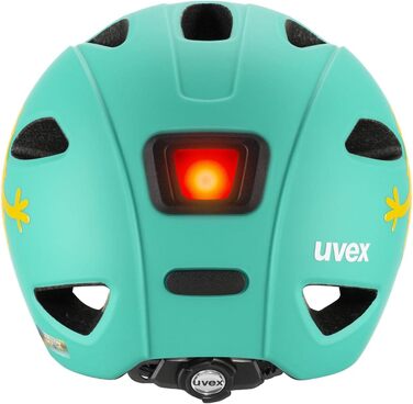 Дитячий велосипедний шолом uvex OYO Style Monster Lagoon, з боковим захистом, регульований розмір 45-50 см, матовий