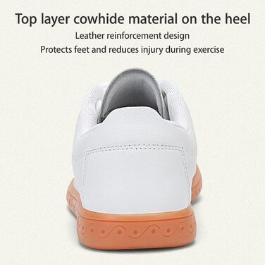 Бойові черевики для тай-чі з шкіри, зносостійкі, неслизькі, дихаючі, з підкладкою для літніх людей, молоді, ранкової гімнастики, розмір 38 EU, білі