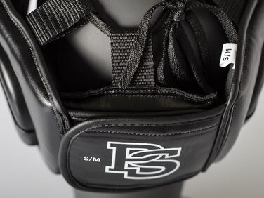 Захист голови Paffen Sport FIT для боксу, кікбоксингу, муай-тай (M/L, чорний/білий)