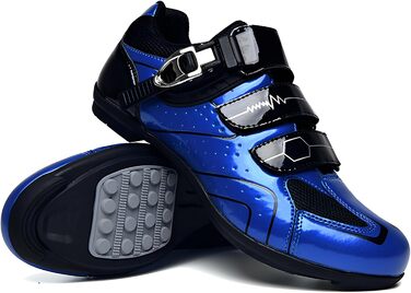 Велосипедні шкарпетки для чоловіків та жінок, унісекс. Шкарпетки для шосе, гірського велосипеда, велоспорту. Дихаючі, синього кольору, 44 EU