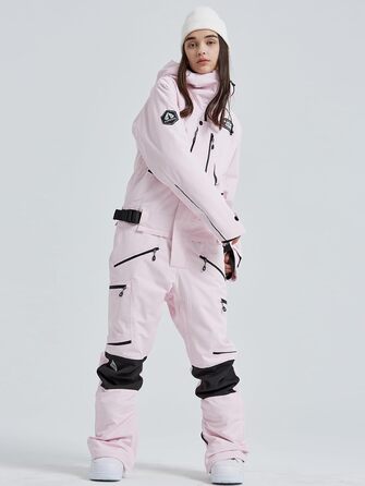 Жіночий гірськолижний комбінезон HOUZONIY 724-Rosa - рожевий, для сноуборду та гірських лиж