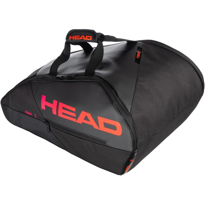 Велика спортивна сумка для паделу HEAD Tour, чорна з помаранчевим, ексклюзив Amazon