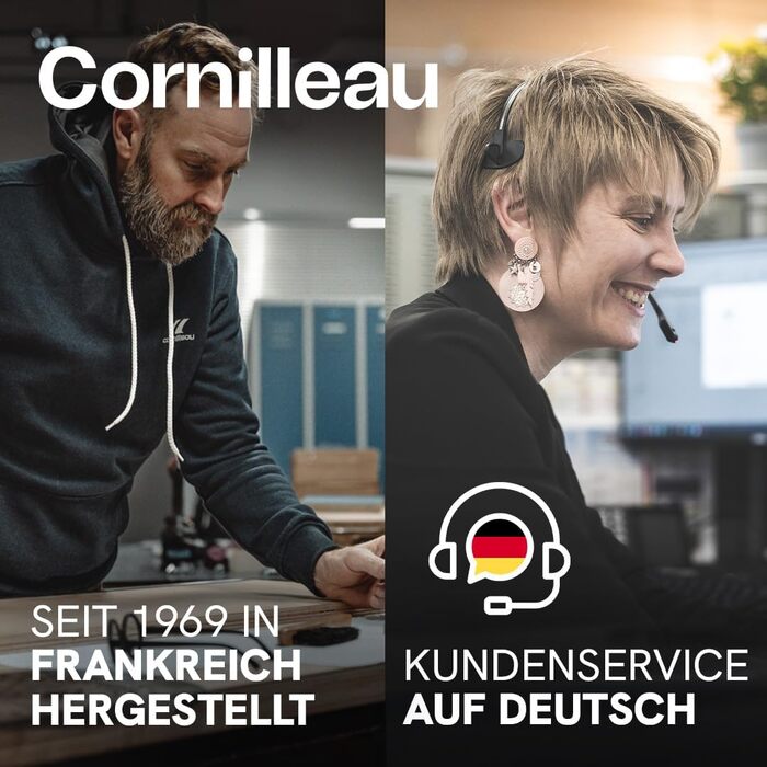 Стіл для тенісу Cornilleau 100X: складаний, вуличний, блакитний/сірий, стійкий до погодних умов, 4 мм меламінова смола