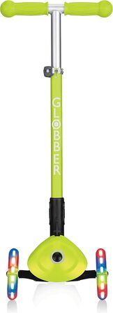 Дитячий самокат GLOBBER Primo Foldable Lights, 3-колісний, регульована висота, LED колеса, колеса 120/80 мм, підшипники ABEC 5