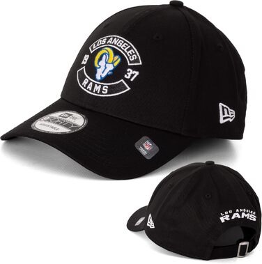 Кепка New Era 9FORTY MLB Los Angeles Rams чорна, універсальний розмір