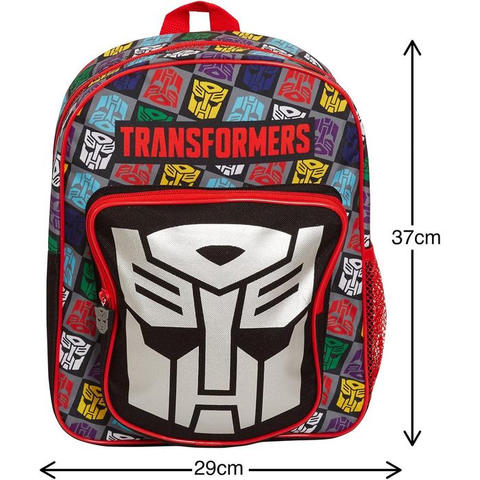 Спортивний рюкзак Transformers Autobot для дітей, велика місткість, червоний, Casual Daypack