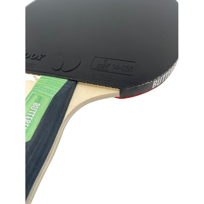 Настільна ракетка Butterfly 85018 Timo Boll Smaragd, чорна/зелена, стандарт