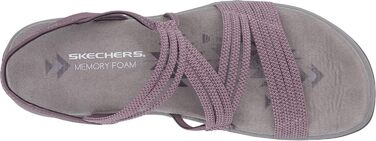 Сандрії Skechers Reggae Slim – Stretch Appeal – Z-gore на підборах (36 EU, сливовий)