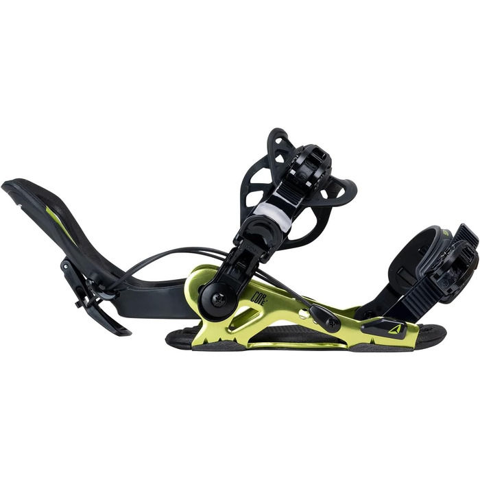 SP Core автоматичні кріплення для сноуборду Flow. Розміри для жінок та чоловіків, колір Gunmetal, фристайл та фрірайд Step On (L 43-45 EU)