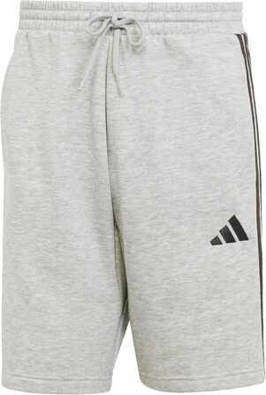 Чоловічі повсякденні шорти adidas Essentias French Terry 3-Stripes, темно-сірі (XS)