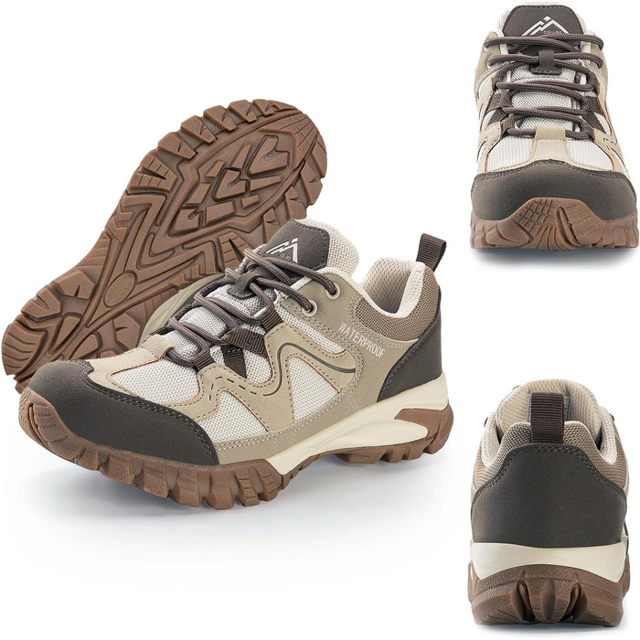 Жіночі водонепроникні трекінгові черевики CC-Los, розмір 36-42, бежевий колір