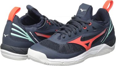 Волейбольне взуття Mizuno Wave Luminous для жінок (42.5 EU, Indiai Fierycoral2 Iceg)