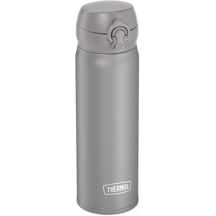 Термос-пляшка Thermos Ultralight 0,5 л нержавіюча сталь, матова, збереження температури 10 год гарячого / 20 год холодного, герметична, для води та чаю, BPA-free