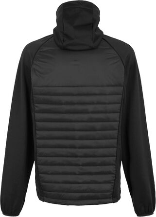 Чоловіча гібридна робоча куртка Regatta Professional Navigate Warm Hybrid Fleece — чорна, розмір M