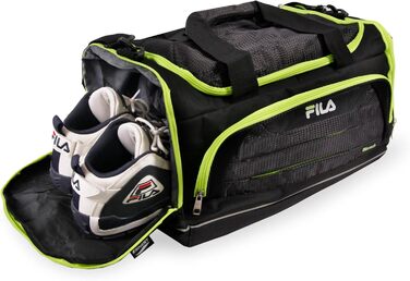 Спортивна сумка FILA Cypress Unisex, маленька сумка для спорту та аксесуарів, Onyx/Limette, універсальний розмір