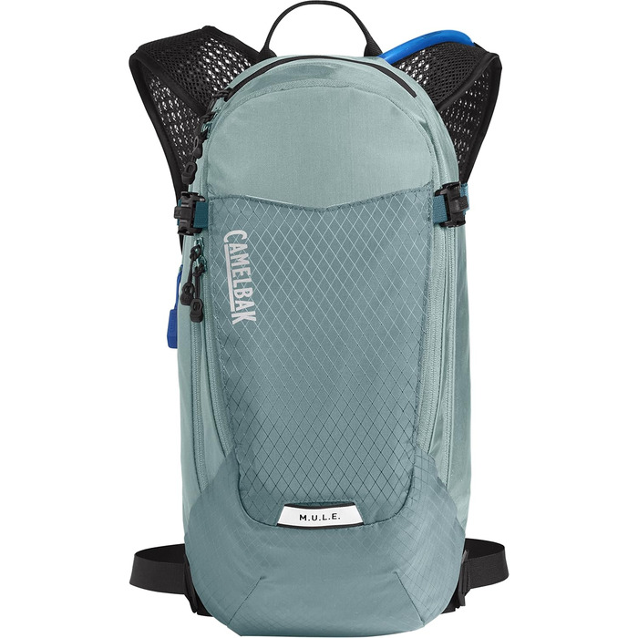 Жіночий гідраторний рюкзак CamelBak M.U.L.E. 12 для маунтбайку, магнітна застібка, 2,8 л, синій/чорний