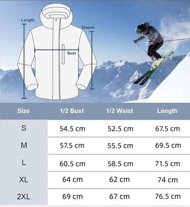 Зимова куртка KEFITEVD для жінок, тепла з підкладкою фліс, перехідна куртка, товста сноубордична куртка з капюшоном та кишенями на блискавці, вітронепроникна, світло-блакитна