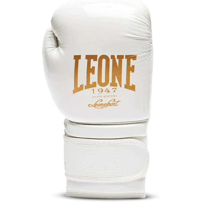 Боксерські рукавички LEONE 1947 White Edition GN059 10 унцій, білі