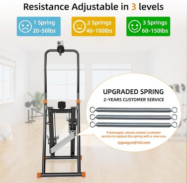 Степер для м'язів та витривалості, регульований, чорний