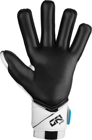 Воротарські рукавички Reusch GK1 Pro для дорослих, біло-сині, відмінний хват, внутрішній шов, розмір 10