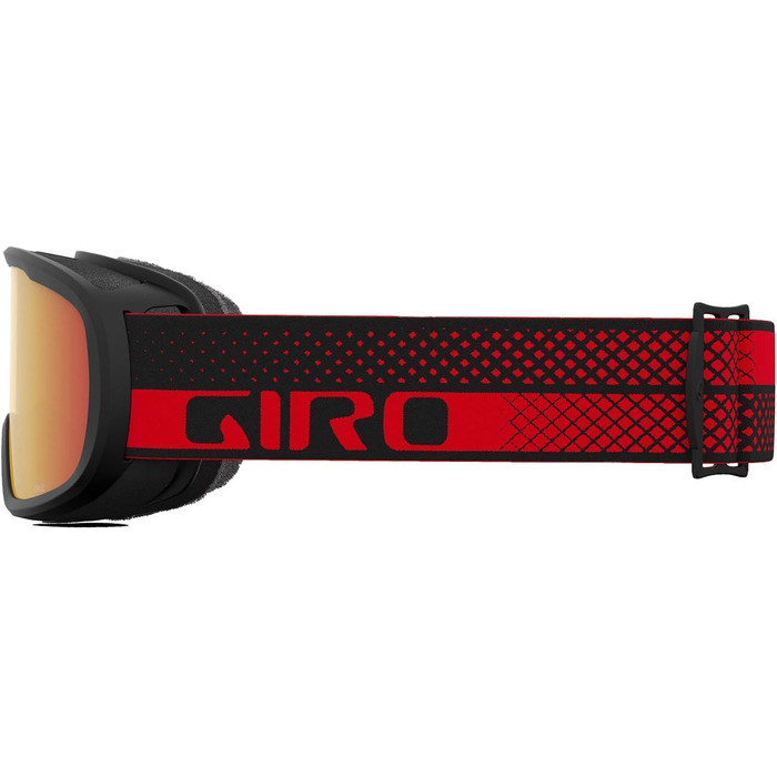 Гірськолижна маска Giro Roam для сноуборду та лиж, антифог, OTG, 2 лінзи, червоно-жовта, для чоловіків, жінок і підлітків