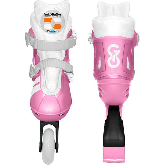 Ролики інлайни Skids Control Fille 2025, рожеві, 30-33, середній розмір