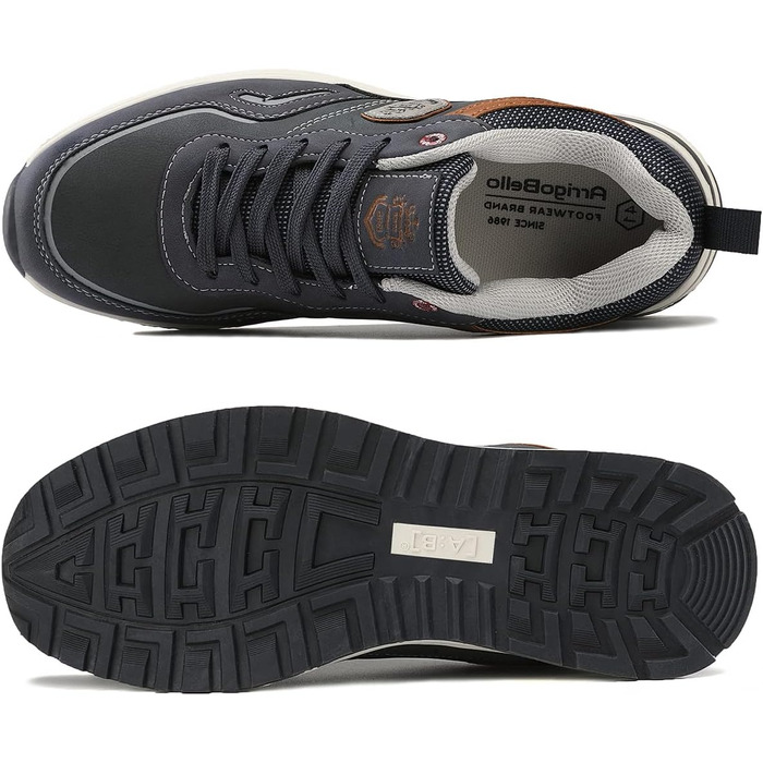 ARRIGO BELLO Кросівки чоловічі спортивні для прогулянок та активного відпочинку, розмір 41-46, колір блакитний