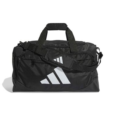 Спортивна сумка adidas Unisex Training Defender Duffle Bag Small, чорна з білим