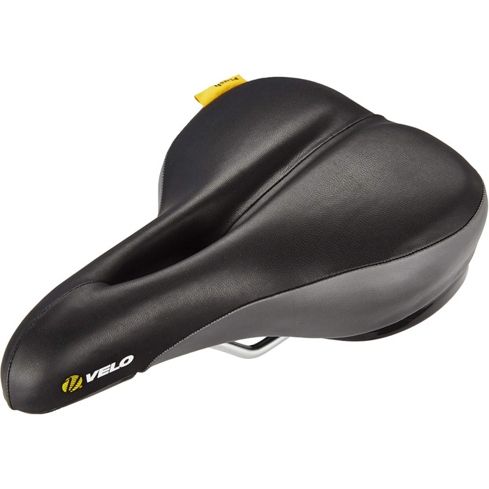 Велосипедне сідло Velo Plush унісекс, сіре, універсальний розмір