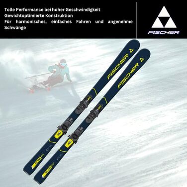 Гірські лижі Fischer RC ONE F17 TPR + кріплення RS 10 PR для дорослих