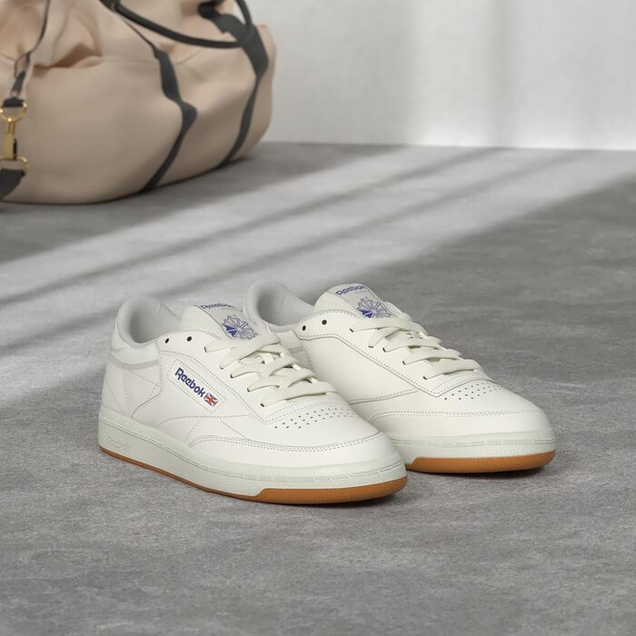 Кросівки Reebok Club C 85 чоловічі білі, Royal Gum (40.5 EU)
