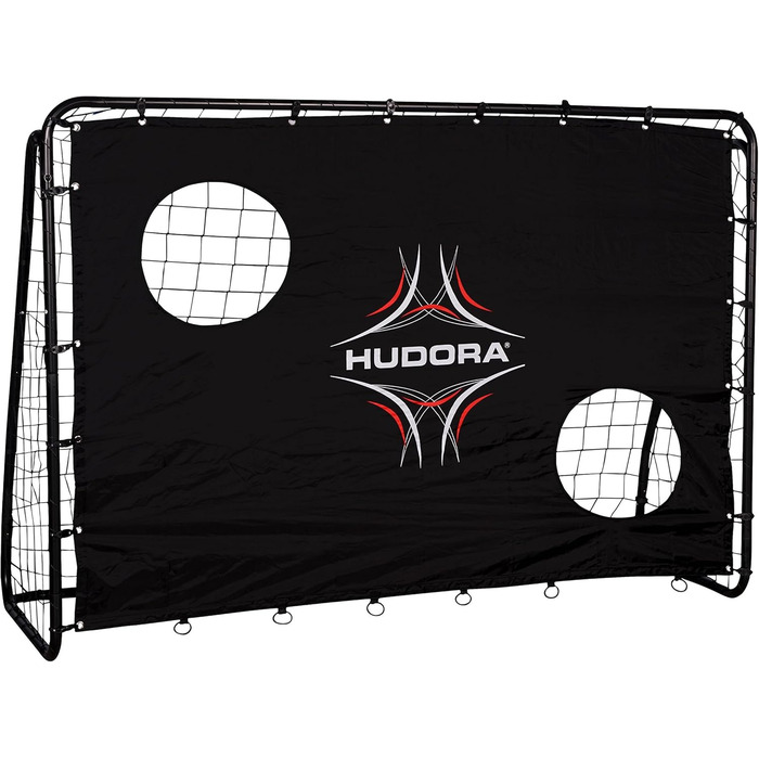 Футбольні ворота HUDORA Freekick з мішенню для тренування ударів, для дітей та підлітків