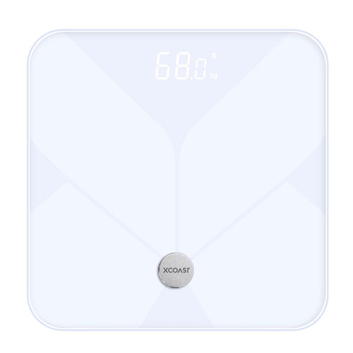 XCOAST WELLISCALE: Розумна вага з Bluetooth для аналізу складу тіла - фітнес-вага з додатком