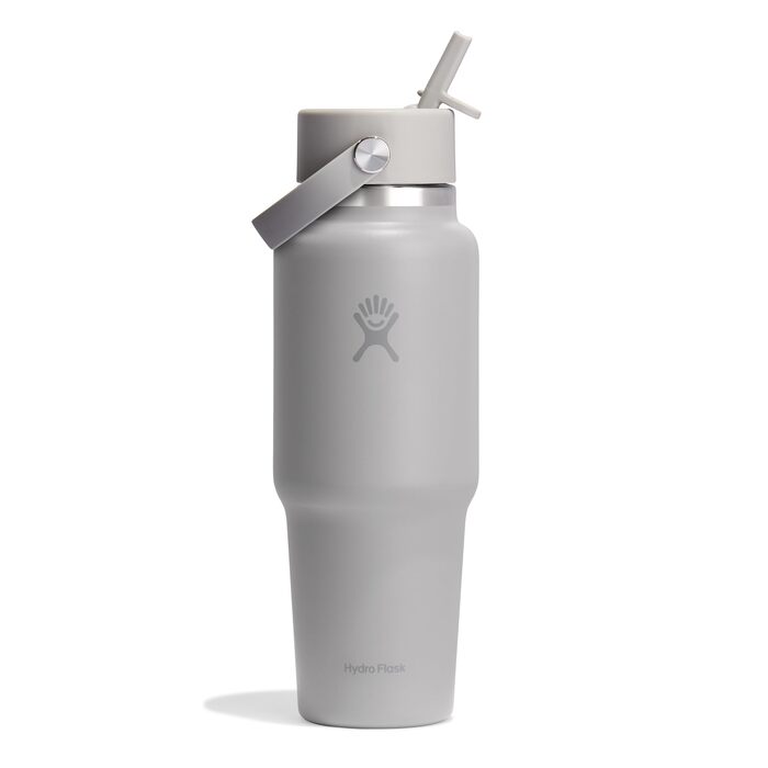 Термос-пляшка Hydro Flask Travel Bottle 946 мл зі сталі з вакуумною ізоляцією TempShield та герметичною кришкою Flex Straw, колір Birch