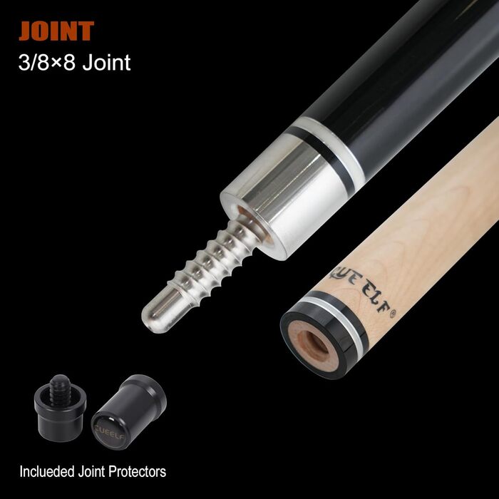 Професійний більярдний кий CUEELF з низьким відбиттям, 13 мм наконечник, вага 552-567 г, блакитний, з кейсом