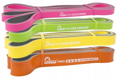 Набір фітнес-резинок MajesticSport BiColor, 4 шт.