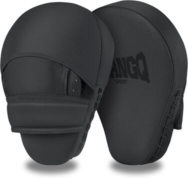 Боксерські рукавички Boxpads для тренувань, MMA, муай-тай, кікбоксингу, карате. Захист для ударів та тренувань (чорний)