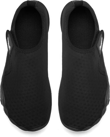 Водні черевики Raqua для жінок та чоловіків, пляжні шльопанці, чорний (47 EU)