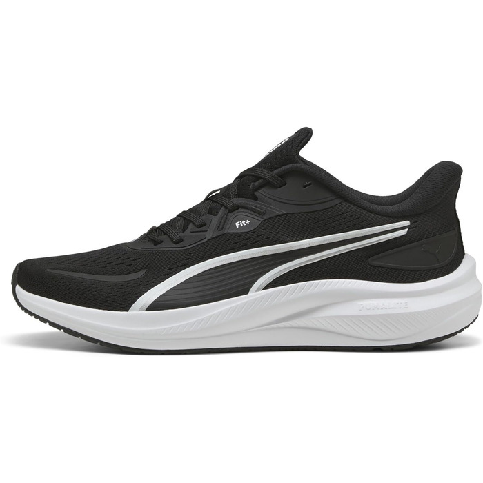 Дитячі кросівки PUMA Reflect Lite Jr - чорний, білий, сріблястий (37 EU)