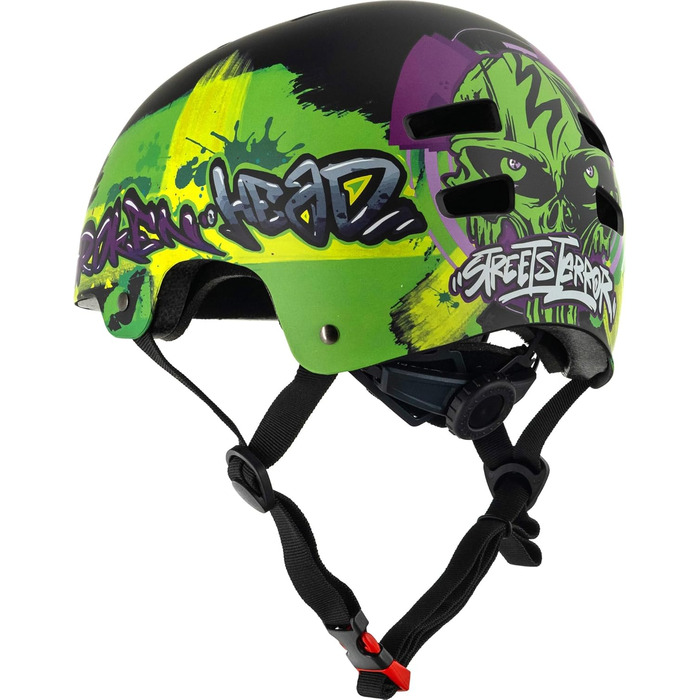 Шолом Broken Head для скейтборду, велосипеда, MTB, BMX, регульований розмір