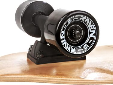 Longboard RAVEN для дітей та дорослих: скейтборд з алюмінієвими траками, PU колесами та підшипниками ABEC-9 Trevix
