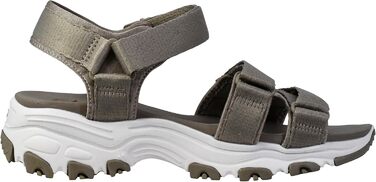 Сандли Skechers D'lites-Fresh Catch на підборах (40 EU, Тауп)